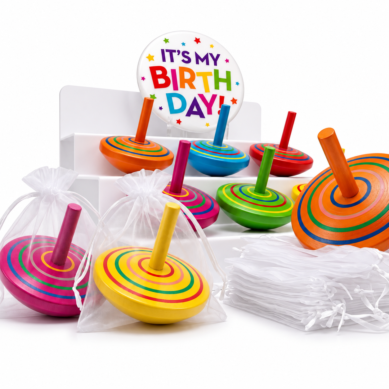 Pack 30 Peonzas Multicolor